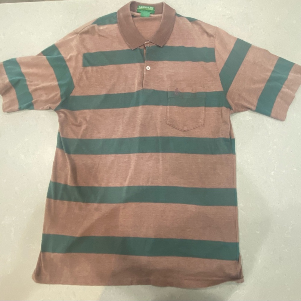 Vintage Grand slam Striped Men's Polo Shirt Men’s CL.